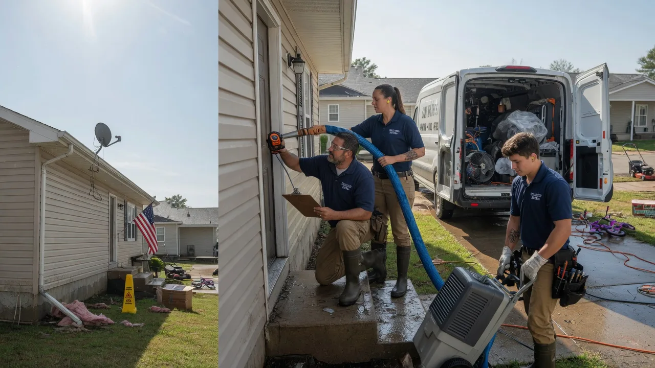 Ceiling Water Damage Restoration in Clayton, MO near me